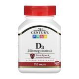 D3 250 mcg (10,000 IU) - 110 tabs &mdash; оригинальный товар