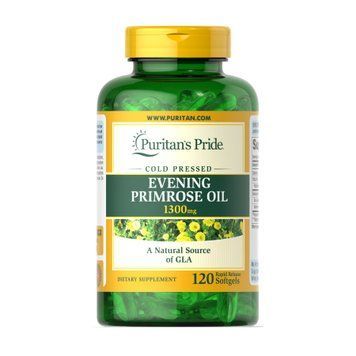 Evening Primrose Oil 1300 mg with GLA - 120 softgels &mdash; оригинальный товар