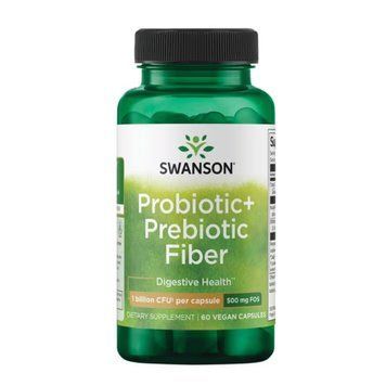 Probiotic+ Prebiotic Fiber 1 Billion Cfu - 60 vcaps &mdash; оригінальний товар