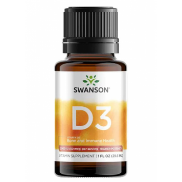 Vitamin D3 Bone and Immune Health 2000 IU (50mcg) -1fl(29.6ml) &mdash; оригинальный товар
