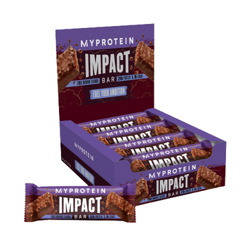 Impact Protein Bar - 12x64g Fudge Brownie &mdash; оригінальний товар