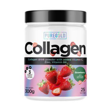 Collagen - 300g Strawberry ith Strawberry pieces &mdash; оригинальный товар