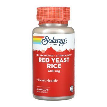 Red Yeast Rice 600mg - 45 vcaps &mdash; оригинальный товар