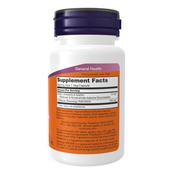 NADH 10mg With 200mg Ribose - 60 vcaps &mdash; оригінальний товар