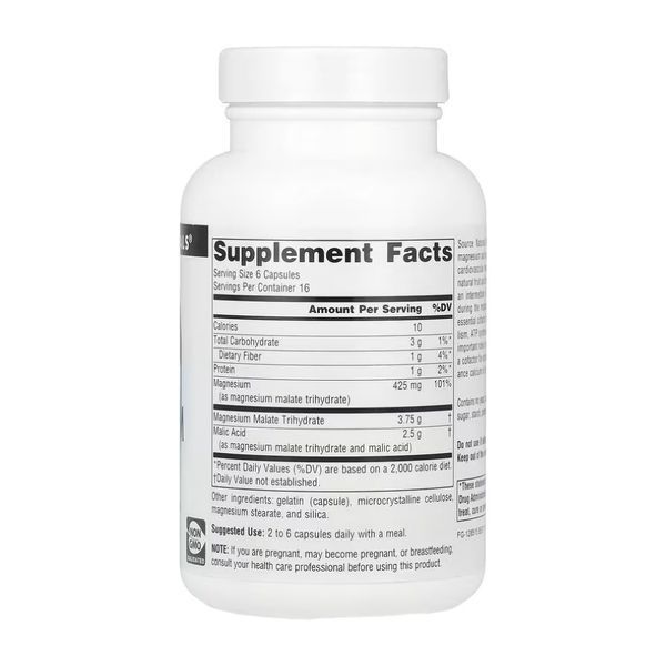 Magnesium Malate 625mg - 100 caps &mdash; оригинальный товар