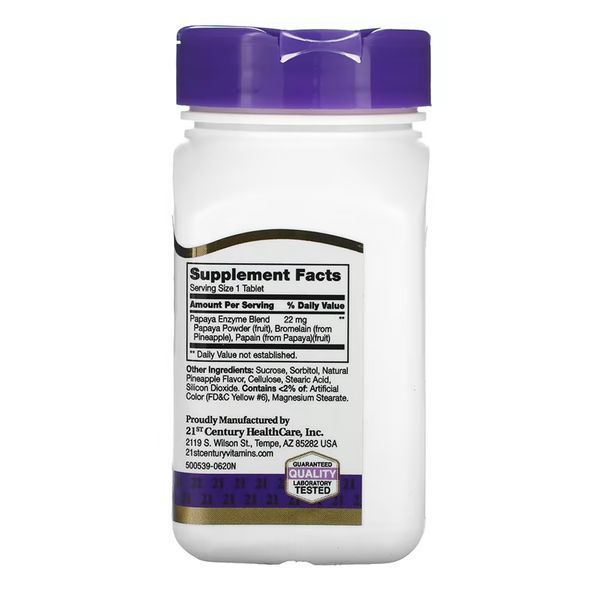 Papaya Enzyme - 100 tabs &mdash; оригинальный товар