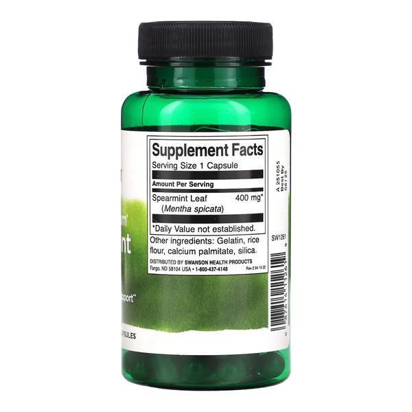Full Spectrum Spearmint Leaf 400mg - 60 caps &mdash; оригинальный товар
