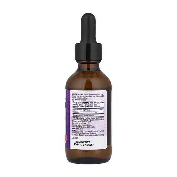 Melatonin Liquid 1mg - 60 ml &mdash; оригинальный товар