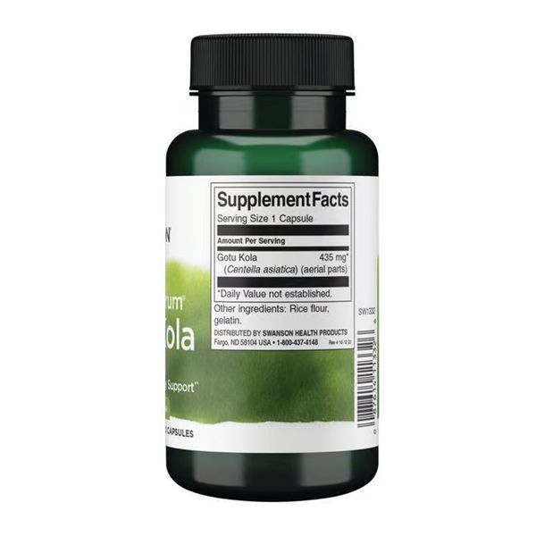 Full Spectrum Gotu Kola 435mg - 60 caps &mdash; оригінальний товар