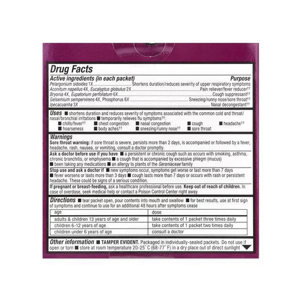 Umcka Cold & Flu Berry Fastactv - 10x.912g &mdash; оригинальный товар