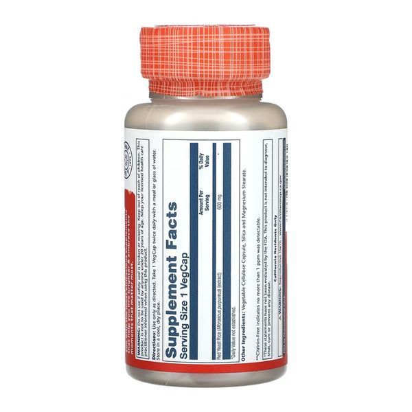 Red Yeast Rice 600mg - 45 vcaps &mdash; оригинальный товар