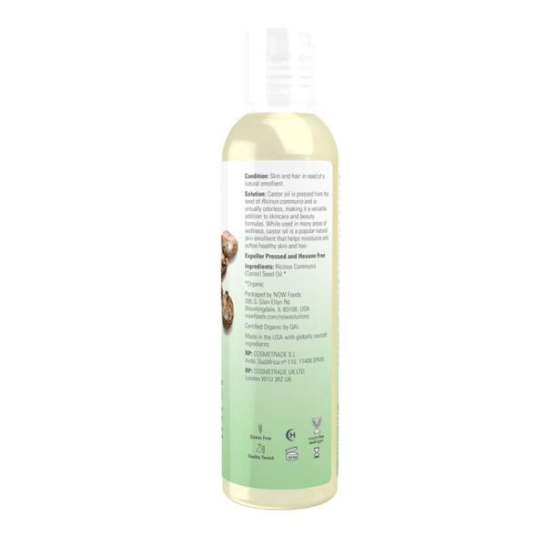 Organic Castor Oil - 237ml &mdash; оригінальний товар