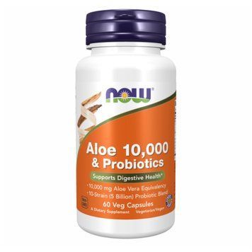 Aloe Vera 10000 & Probiotics - 60 vcaps &mdash; оригінальний товар