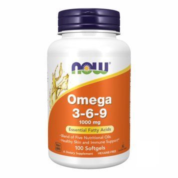 Omega 3-6-9 1000 mg - 100 sgels (Повреждена банка) &mdash; оригинальный товар