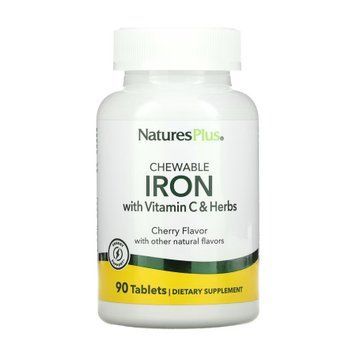Iron 27 mg with Vitamin C Herbs - 90 tabs &mdash; оригинальный товар