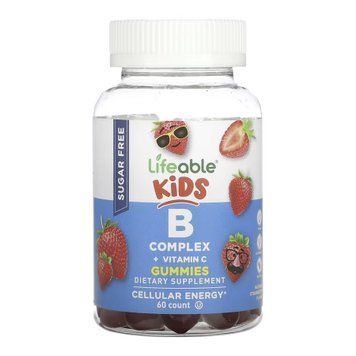 B Complex + Vitamin C Kids Sugar Free - 60 gummies &mdash; оригинальный товар