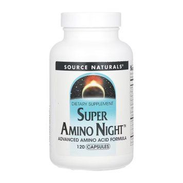 Super Amino Night&trade; - 120 caps (Повреждена банка) &mdash; оригинальный товар