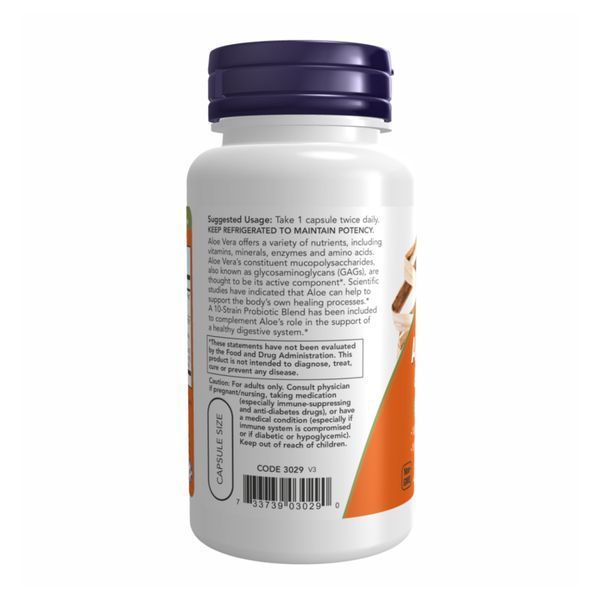 Aloe Vera 10000 & Probiotics - 60 vcaps &mdash; оригинальный товар