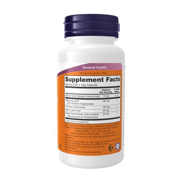 Hyaluronic Acid Double Strength 100 mg - 120 vcaps &mdash; оригінальний товар