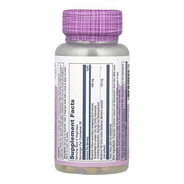 Bergamot Advanced Formula 500mg - 60 vcaps &mdash; оригінальний товар