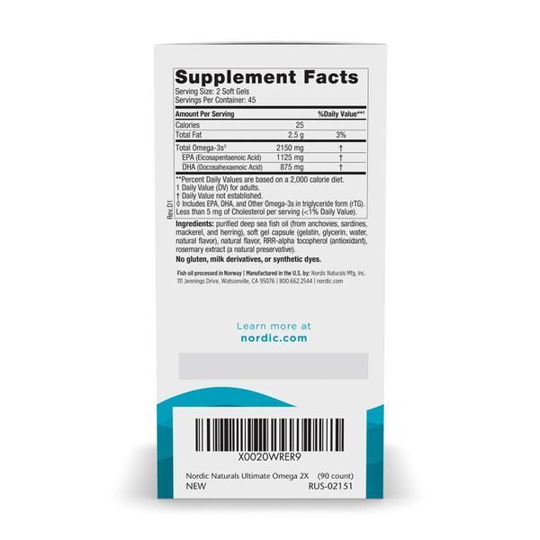 Ultimate Omega 2X - 90 softgels &mdash; оригінальний товар
