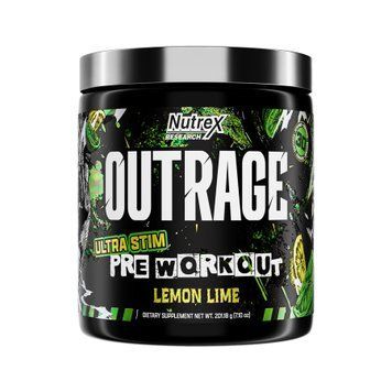 Outrage High‑Stim Pre‑Workout - 30 servings Lemon Lime &mdash; оригинальный товар