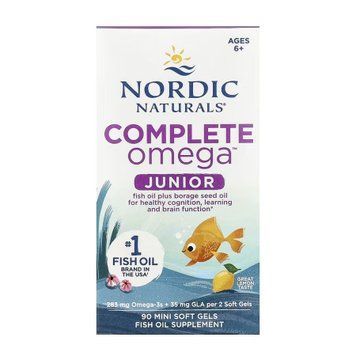 Complete Omega Junior - 90 mini softgels &mdash; оригинальный товар