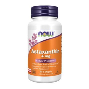 Astaxanthin 4 mg - 90 softgels &mdash; оригинальный товар