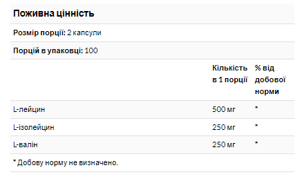 BCAA 1000 - 200 caps &mdash; оригинальный товар
