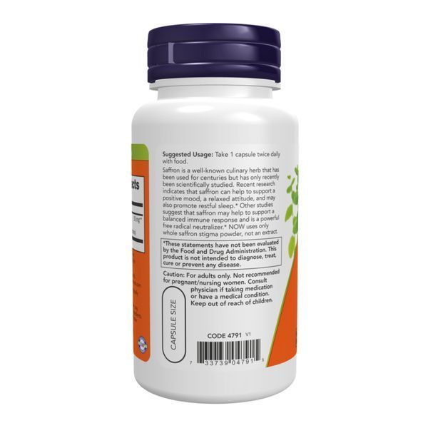 Saffron 50mg - 60 vcaps &mdash; оригінальний товар