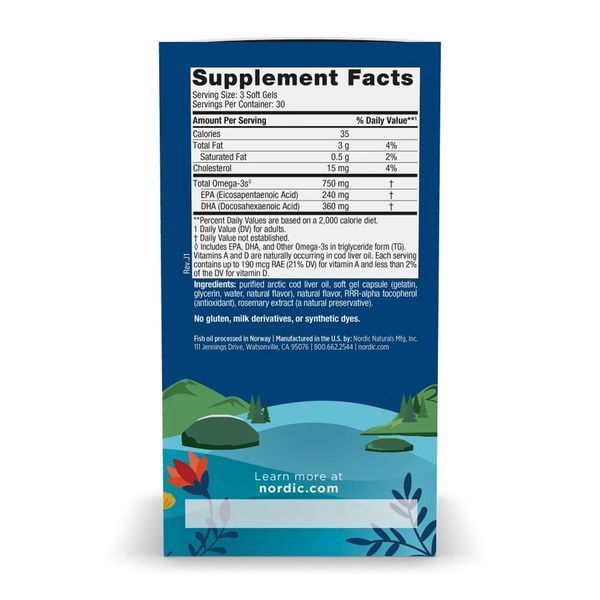 Arctic Cod Liver Oil - 90 softgels &mdash; оригінальний товар