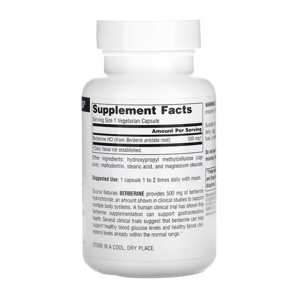 Berberine 500 mg - 60 caps &mdash; оригинальный товар
