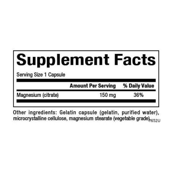 Magnesium Citrate 150mg - 90 caps &mdash; оригинальный товар