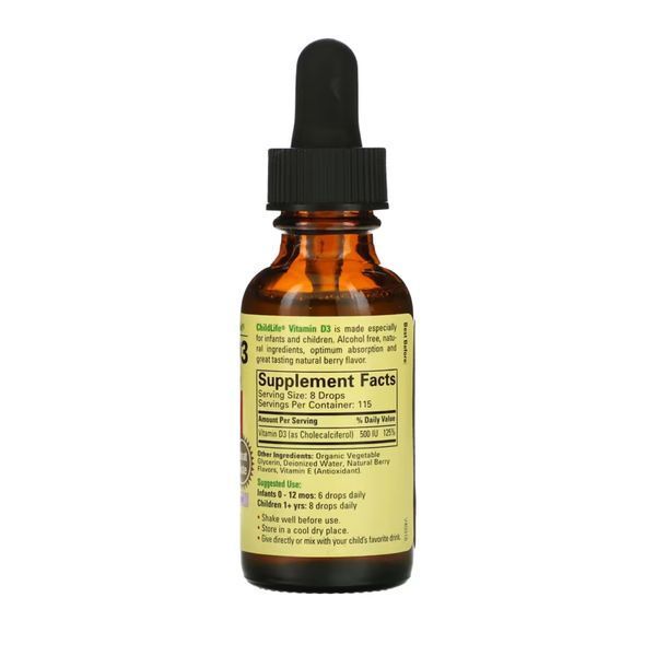Vitamin D3 (Liquid) - 30ml Berry &mdash; оригінальний товар