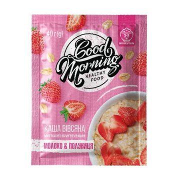 Good Morning Oatmeal - 30х40g Milk Strawberry &mdash; оригинальный товар