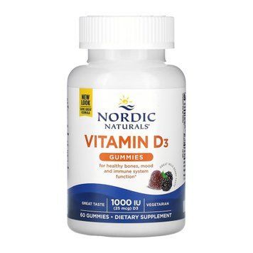 Vitamin D3 - 60 gummies &mdash; оригинальный товар