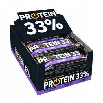 Protein 33% Bar - 25x50g Chocolate &mdash; оригинальный товар
