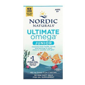 Ultimate Omega Junior - 90 mini softgels &mdash; оригинальный товар