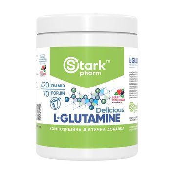 L-Glutamine Delicious - 420g Berry Punch &mdash; оригинальный товар