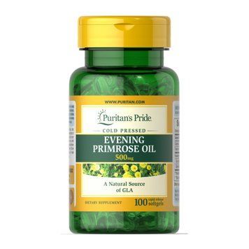 Evening Primrose Oil 500 mg with GLA - 100 Softgels &mdash; оригинальный товар