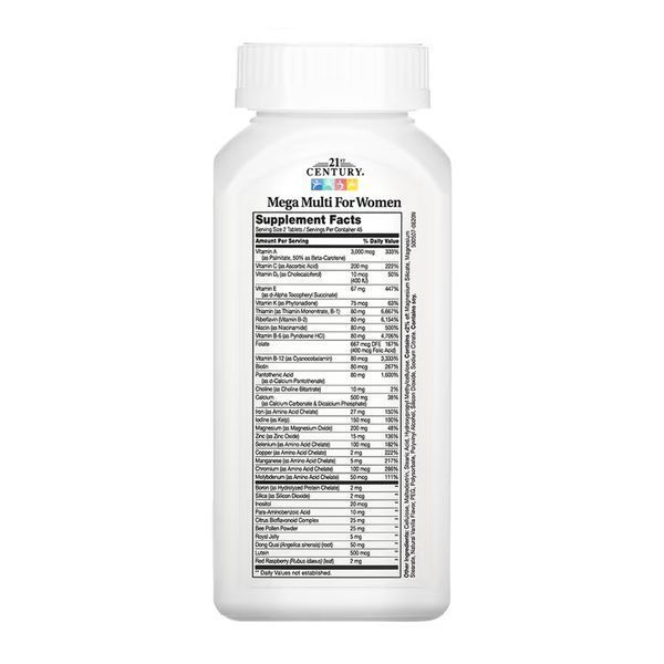 Mega Multi For Women - 90 tabs &mdash; оригінальний товар