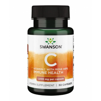 Vitamin C Rose Hips 1000mg - 30caps &mdash; оригинальный товар