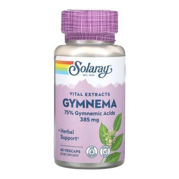 Gymnema 385mg - 60 vcaps &mdash; оригинальный товар