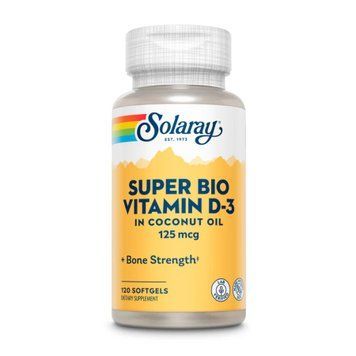 Super Bio Vit D-3 in Coconut 125mcg - 120 softgels &mdash; оригинальный товар