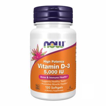 VIT D-3 5000IU - 120 sgels &mdash; оригинальный товар