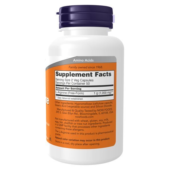 L-Arginine 500mg - 100caps &mdash; оригинальный товар