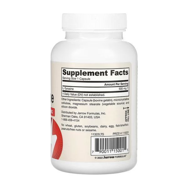 L-Tyrosine 500 mg - 100 caps &mdash; оригінальний товар
