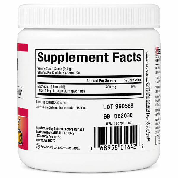 Magnesium Bisglycinate 200mg - 120g Pure &mdash; оригінальний товар