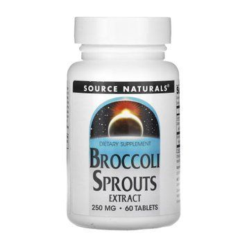Broccoli Sprouts Extract 250mg - 60 tabs &mdash; оригінальний товар