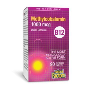 B12 Methylcobalamin 1000 mcg - 90 tabs &mdash; оригінальний товар